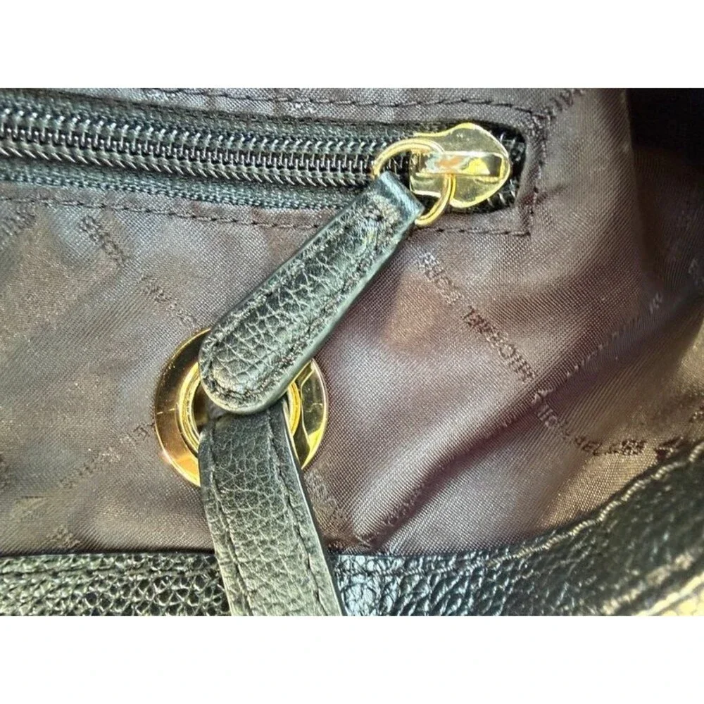 Michael Kors Signature Jacquard Tote Bag - Black & Beige
